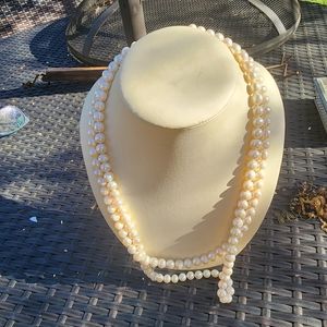 48" baroque pearl necklace